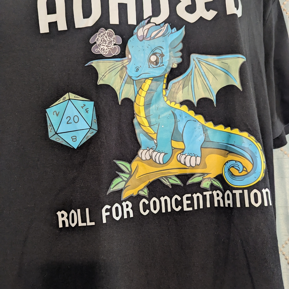 205. NWOT Black Dragon Graphic Kids T-Shirt - Picture 2 of 3